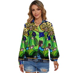 Women s Long Sleeve Button Up Shirt 