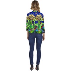 Women s Casual 3/4 Sleeve Spring Jacket 