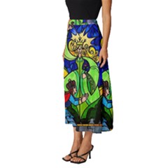 Classic Midi Chiffon Skirt 