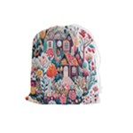 Cottagecore Drawstring Pouch (Large)
