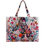 Cottagecore Zipper Mini Tote Bag
