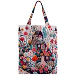 Cottagecore Zipper Classic Tote Bag