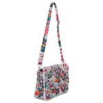 Cottagecore Shoulder Bag with Back Zipper