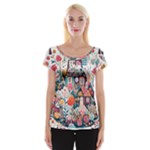 Cottagecore Cap Sleeve Top