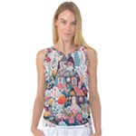 Cottagecore Women s Basketball Tank Top