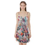 Cottagecore Satin Night Slip