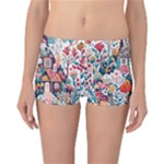 Cottagecore Reversible Boyleg Bikini Bottoms