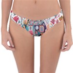 Cottagecore Reversible Hipster Bikini Bottoms