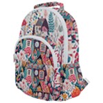 Cottagecore Rounded Multi Pocket Backpack