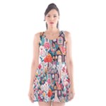 Cottagecore Scoop Neck Skater Dress