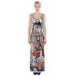 Cottagecore Thigh Split Maxi Dress