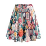 Cottagecore High Waist Skirt