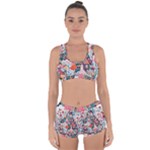 Cottagecore Racerback Boyleg Bikini Set