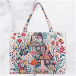 Cottagecore Zipper Medium Tote Bag