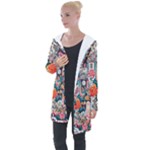 Cottagecore Longline Hooded Cardigan