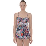 Cottagecore Babydoll Tankini Set