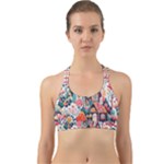 Cottagecore Back Web Sports Bra