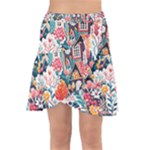 Cottagecore Wrap Front Skirt