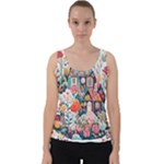 Cottagecore Velvet Tank Top