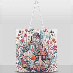 Full Print Rope Handle Tote (Large) 