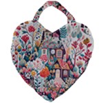 Cottagecore Giant Heart Shaped Tote