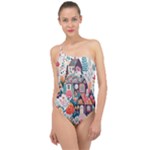 Cottagecore Classic One Shoulder Swimsuit