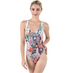 Cottagecore High Leg Strappy Swimsuit