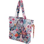 Cottagecore Drawstring Tote Bag