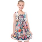 Cottagecore Kids  Cross Back Dress