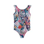 Cottagecore Kids  Frill Swimsuit