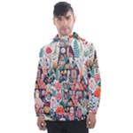 Cottagecore Men s Front Pocket Pullover Windbreaker
