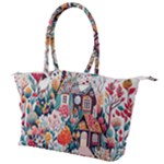 Cottagecore Canvas Shoulder Bag