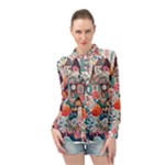 Cottagecore Long Sleeve Chiffon Shirt