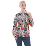 Cottagecore Women s Long Sleeve Pocket Shirt