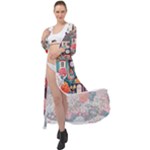 Cottagecore Maxi Chiffon Beach Wrap