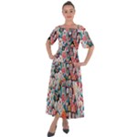 Cottagecore Shoulder Straps Boho Maxi Dress 