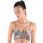 Cottagecore Woven Tie Front Bralet