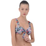 Cottagecore Front Tie Bikini Top