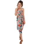 Cottagecore Waist Tie Cover Up Chiffon Dress