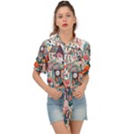 Cottagecore Tie Front Shirt 