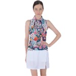 Cottagecore Women s Sleeveless Polo T-Shirt