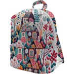 Cottagecore Zip Up Backpack