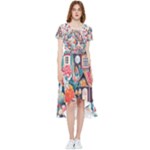 Cottagecore High Low Boho Dress