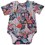 Cottagecore Baby Short Sleeve Bodysuit