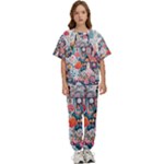 Cottagecore Kids  T-Shirt and Pants Sports Set