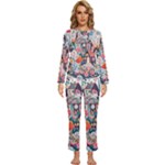 Cottagecore Womens  Long Sleeve Lightweight Pajamas Set