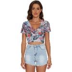 Cottagecore V-Neck Crop Top