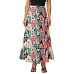 Cottagecore Tiered Ruffle Maxi Skirt