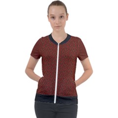 Short Sleeve Zip Up Jacket 