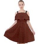 Repeating Patte C4ecc-modified Echo Arab 3 Cut Out Shoulders Chiffon Dress